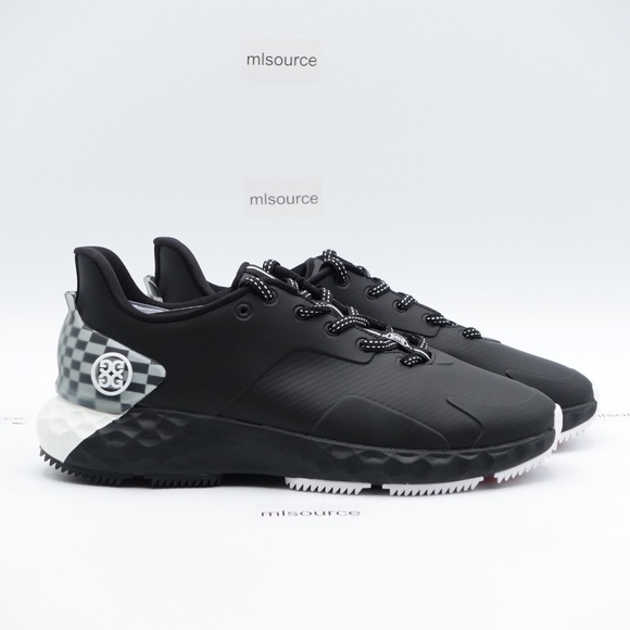 SLD NEW Size 11 Men\'s G/FORE MG4+ Distorted Check Golf Shoes G4MS23EF24-ONYX